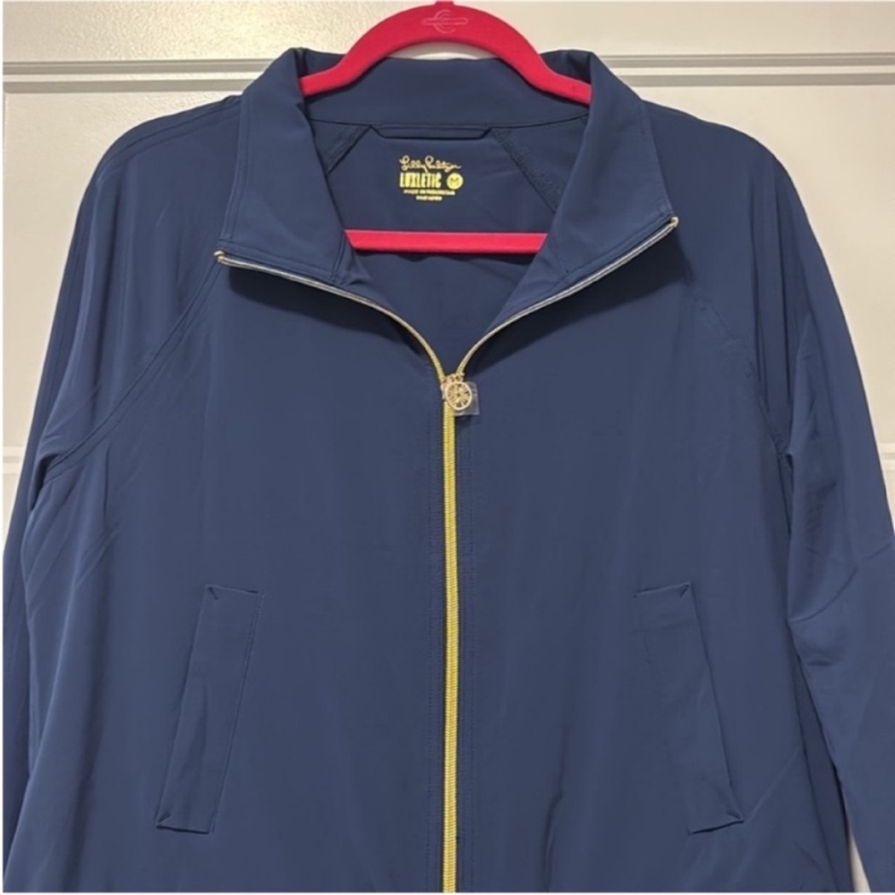 ✨SALE✨ NWT Lilly Pulitzer Islanna Jacket Low Tide Navy - Picture 2 of 8